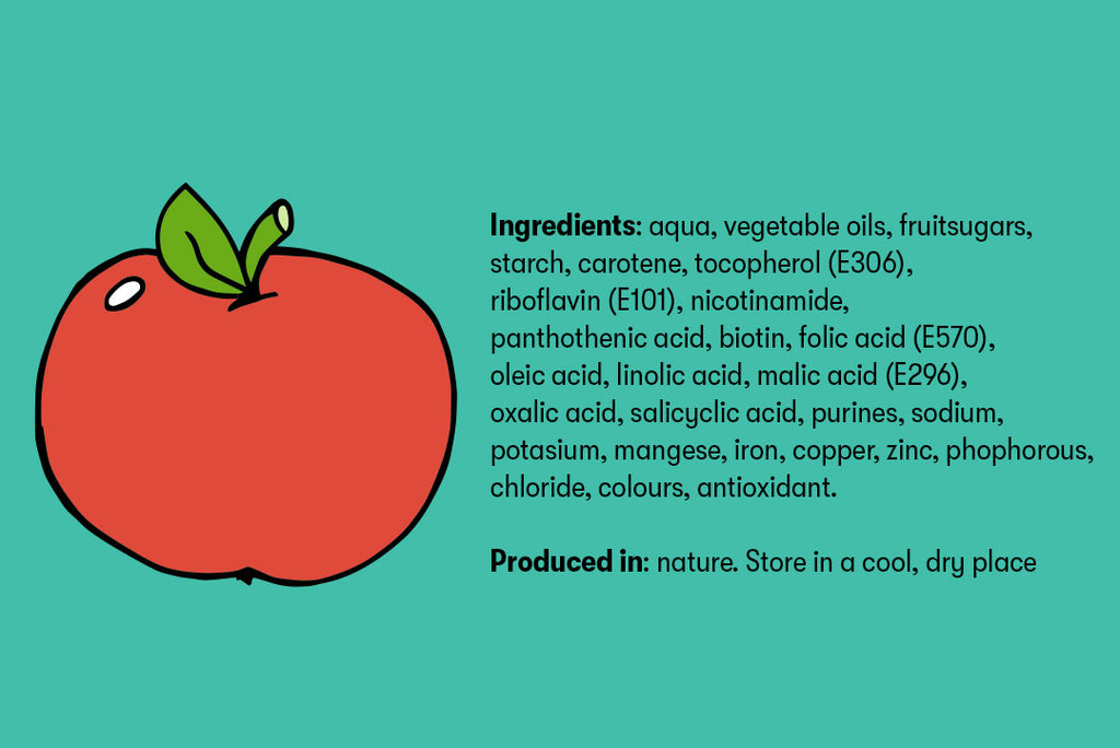 apple sweetener ingredients produced in